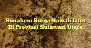 Bunaken: Surga Bawah Laut Di Provinsi Sulawesi Utara